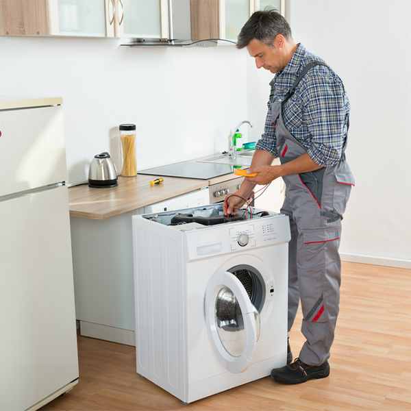 can you walk me through the steps of troubleshooting my washer issue in Blue Mound KS